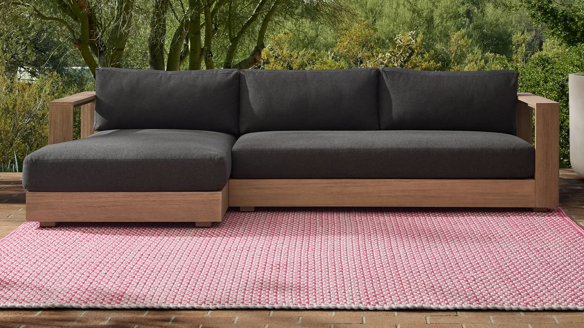 Basketweave Rope Outdoor Rug West Elm