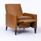 west elm sedgwick leather recliner