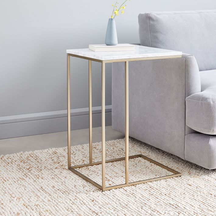 west elm streamline c side table