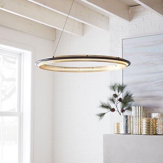 west elm hoop chandelier