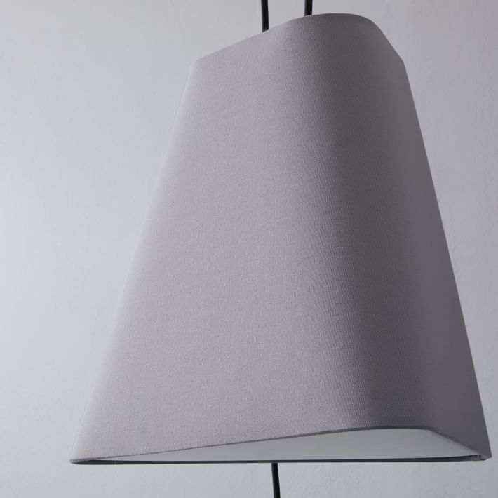 west elm fabric geo shade pendant