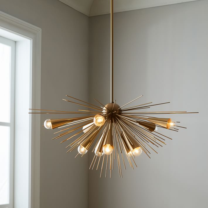 west elm sputnik flush mount