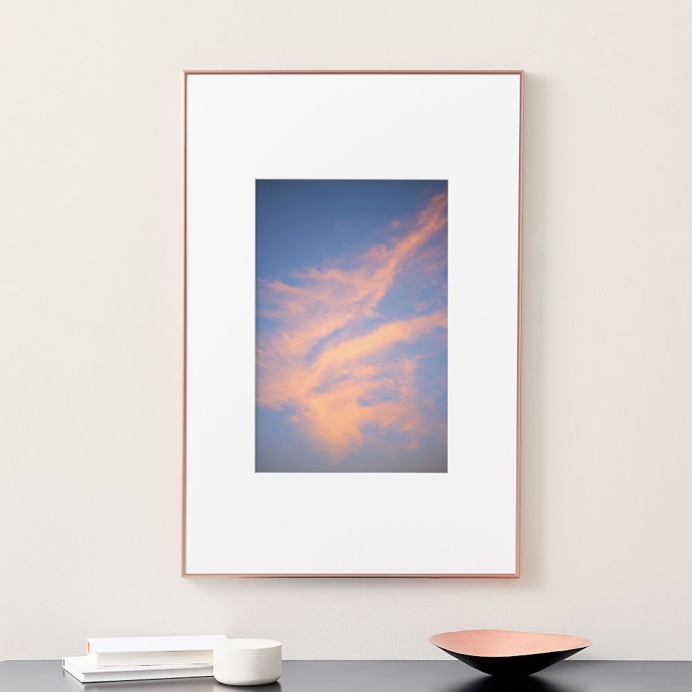 Simply Framed Oversized Gallery Frame Rose Gold West Elm