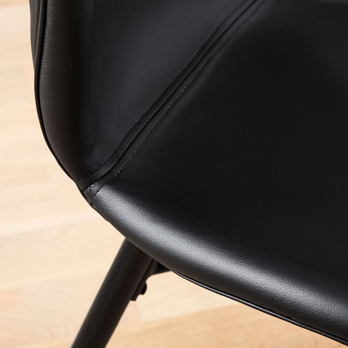 west elm faux leather chair