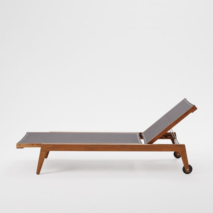 mid century outdoor chaise