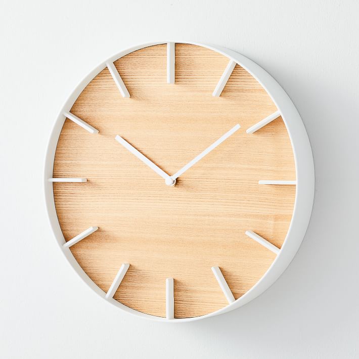 Yamazaki WoodFaced Wall Clock West Elm
