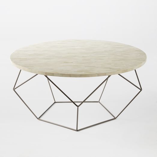 west elm geometric coffee table