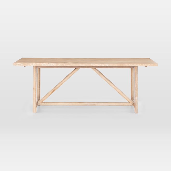 west elm modern oak dining table