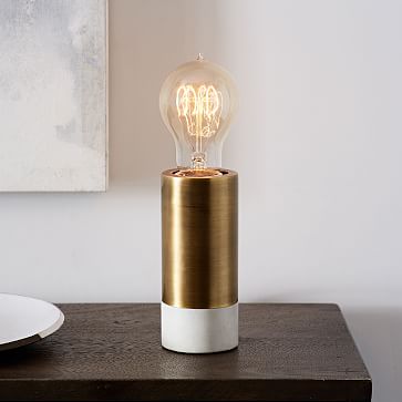 west elm pedestal table lamp