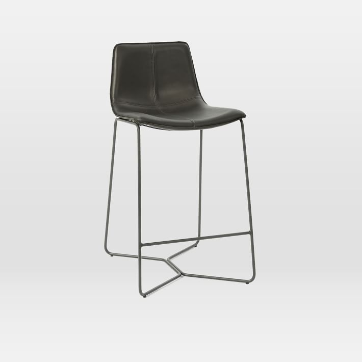 west elm saddle stool