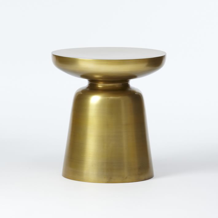 west elm bronze side table