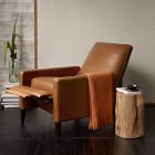 west elm sedgwick leather recliner