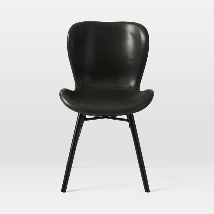 west elm faux leather chair