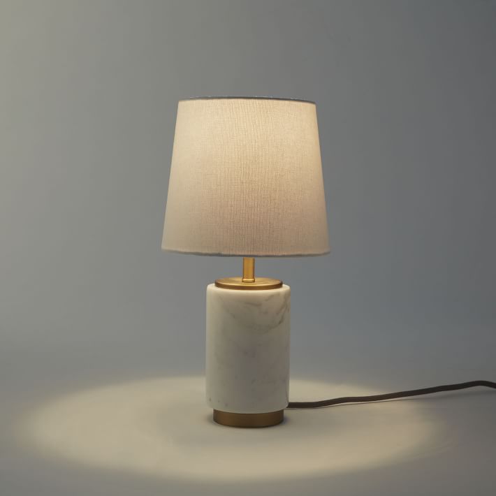 small marble table lamp