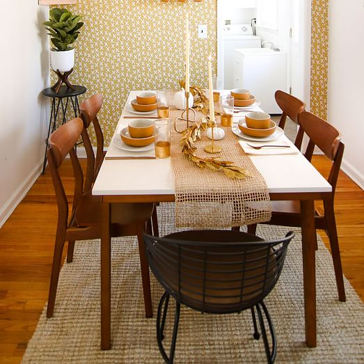 west elm dining table runner