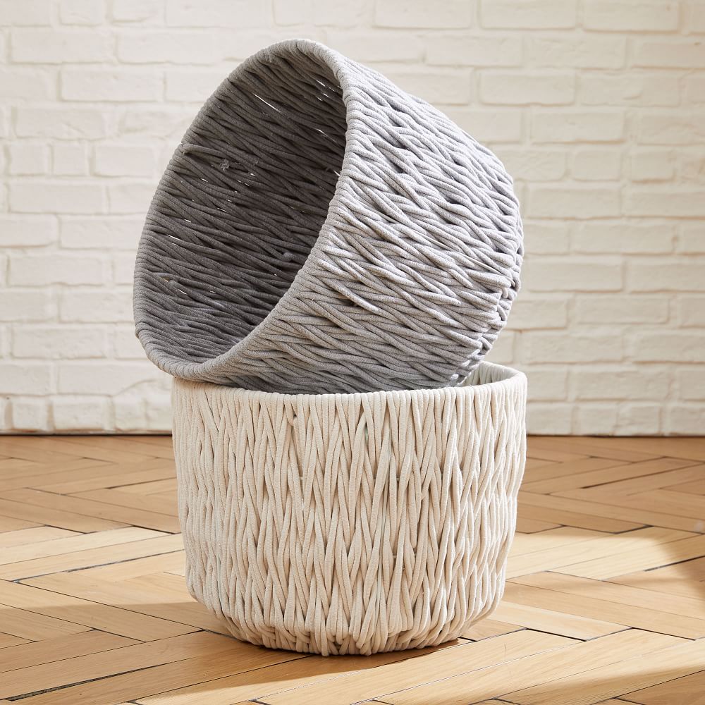 Rope Weave Large Storage Basket West Elm