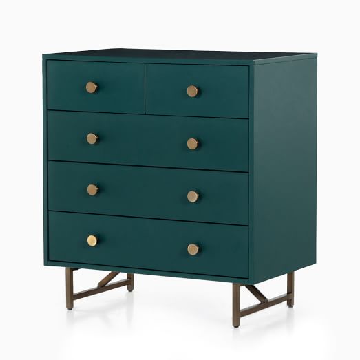 Metal Wood Dresser west elm