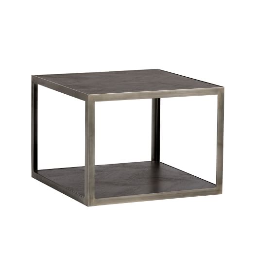 low metal side table