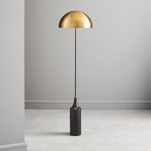 west elm gold table lamp