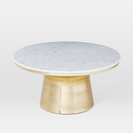 west elm pedestal side table