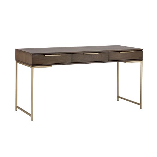 west elm gold desk