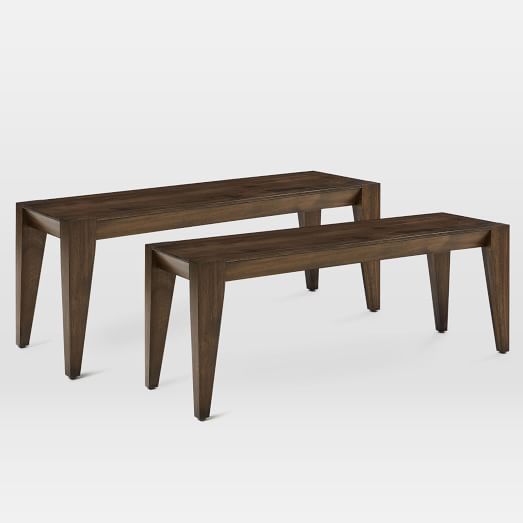 wood bench west elm