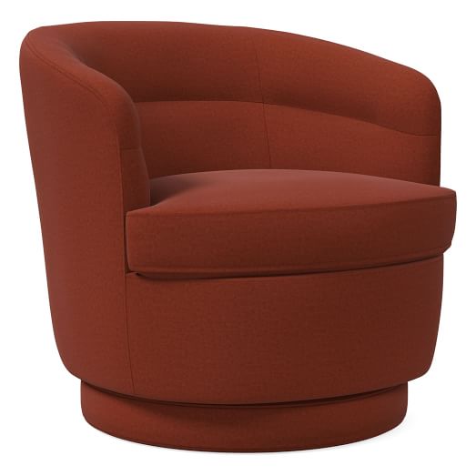 west elm red chair