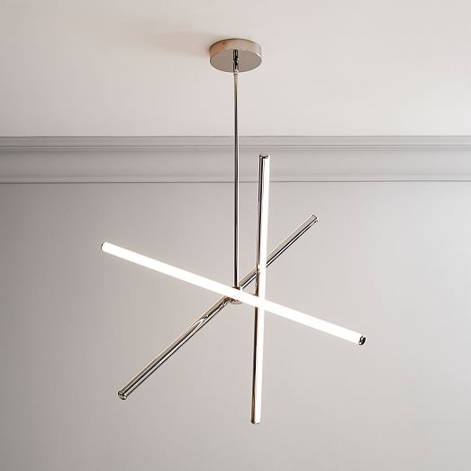 west elm light rods led