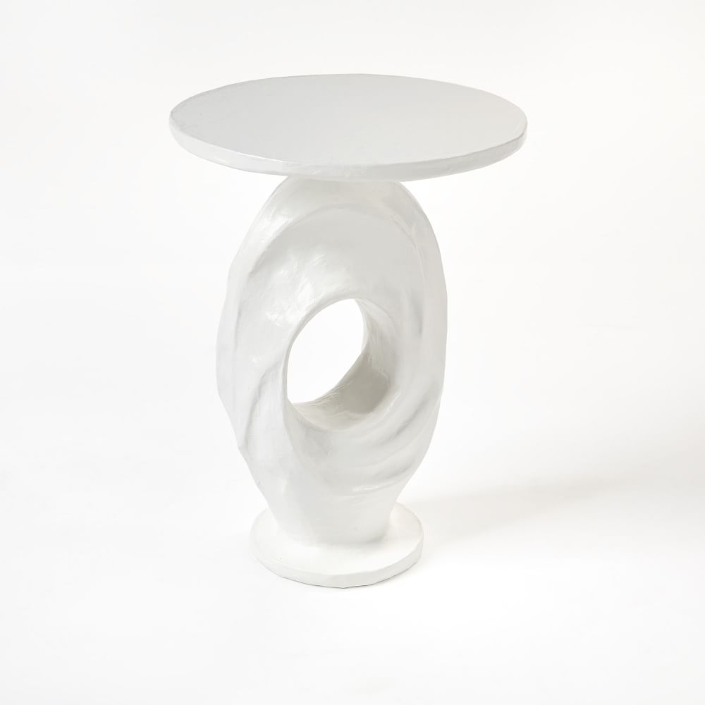 PapierMache Wave Side Table West Elm