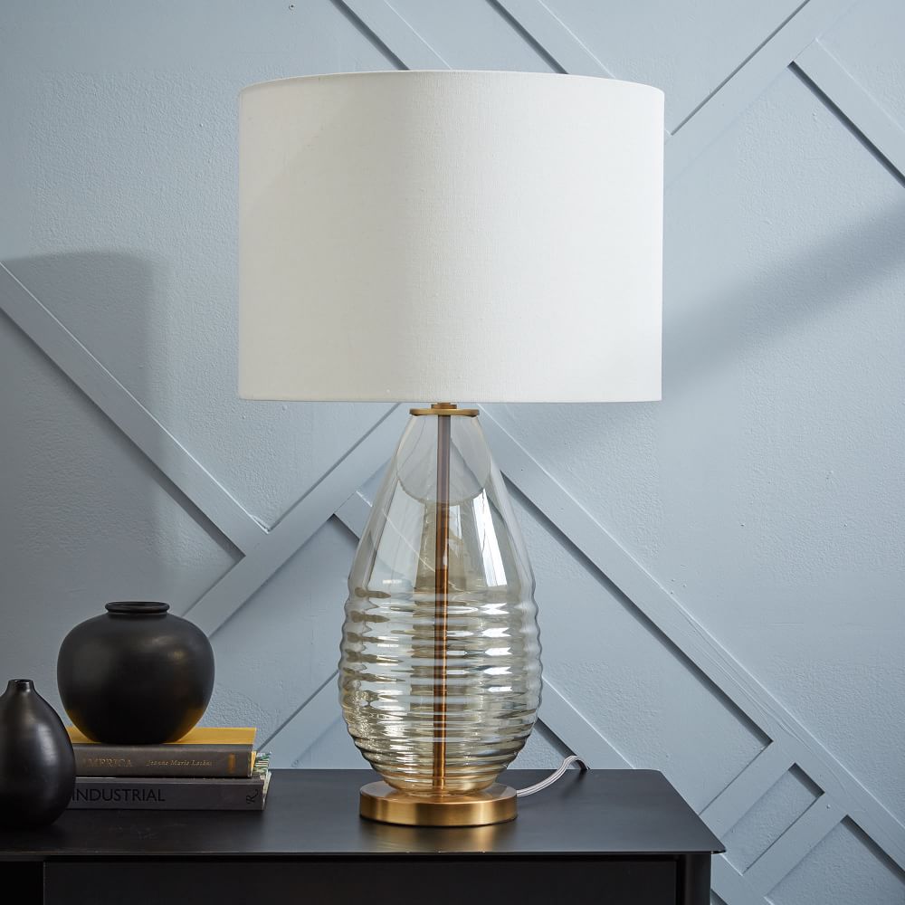 Ripple Glass Table Lamp West Elm