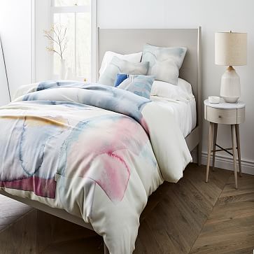 Silky TENCEL™ Pastel Glass Duvet Cover & Shams | West Elm