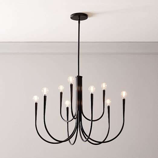 west elm swoop chandelier