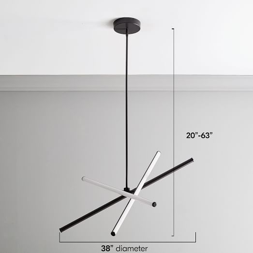 Light Rods LED Wall Sconce West Elm