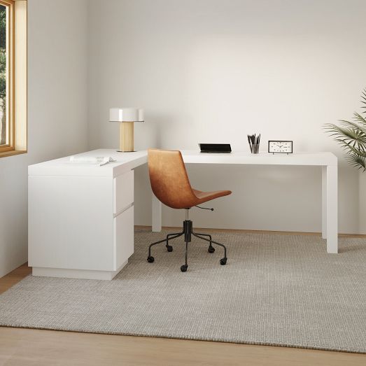 l shaped desk chair