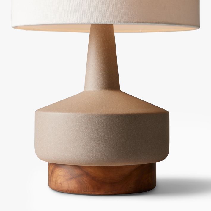 west elm wood lamp