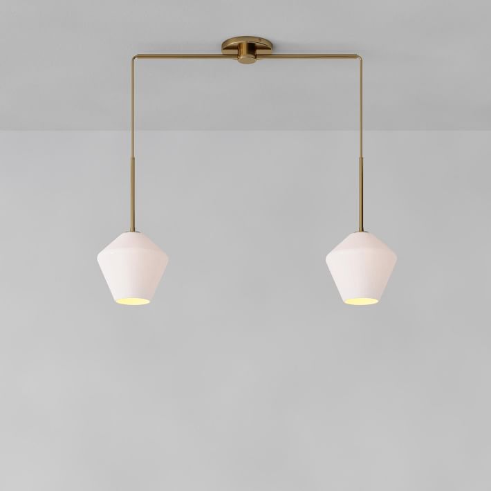 west elm geo pendant light