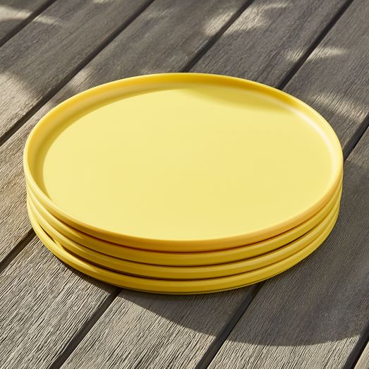 dinner plates yellow