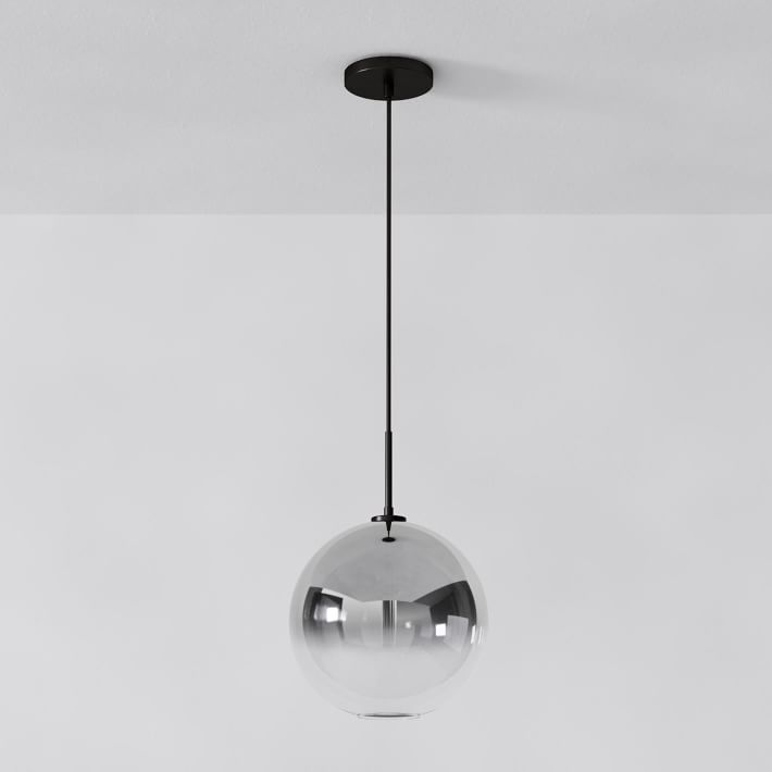 ombre globe pendant light