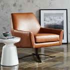 west elm swivel armchair