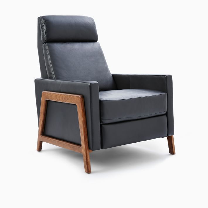 west elm mid century recliner