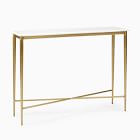 marble console table west elm