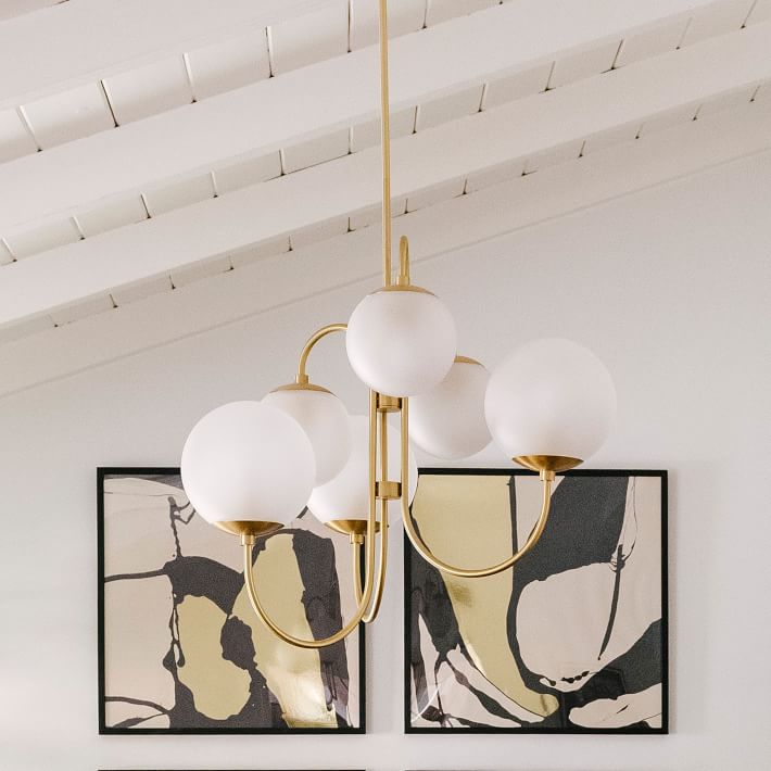 pelle asymmetrical chandelier