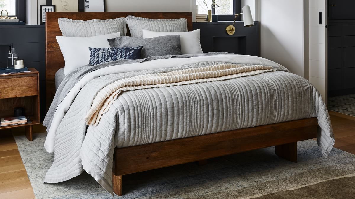 Anton Solid Wood Bed | West Elm