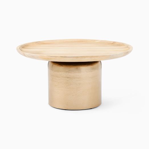 west elm brass coffee table