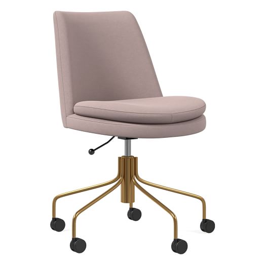 west elm pink desk chair