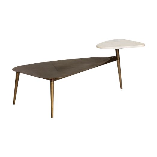 west elm brass coffee table