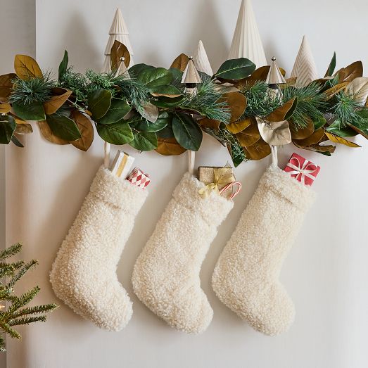 Metal Standing Reindeer Stocking Holder Nickel West Elm