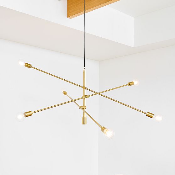 west elm mobile chandelier black