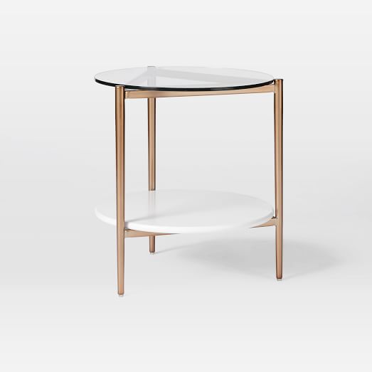 white side table west elm