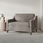 grey small armchair